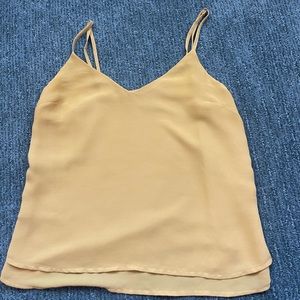 Size small, mustard yellow, spaghetti strap, forever 21 top, barely worn